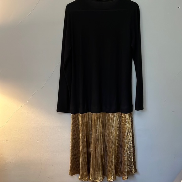 Go Couture Contrast Long Sleeve Dress XL NWOT - Picture 6 of 7